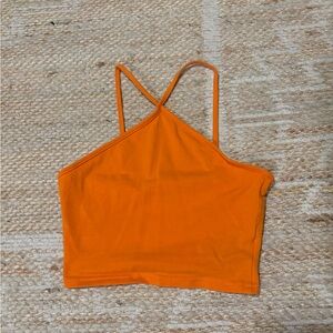 ORANGE CROP TOP